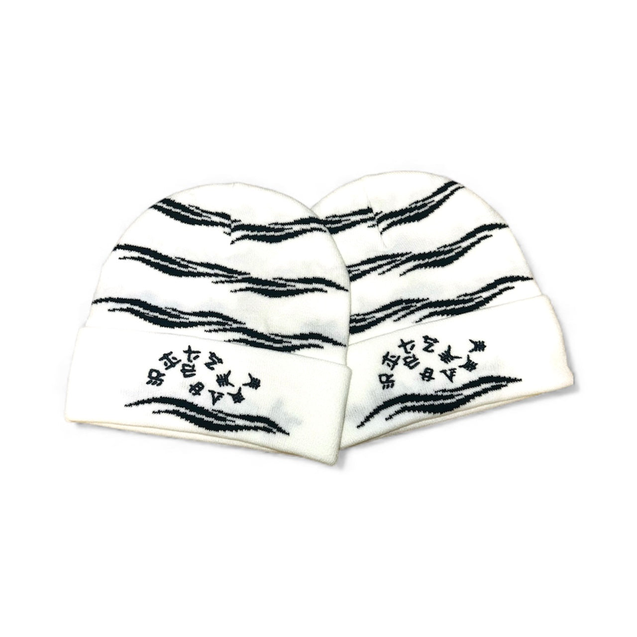 “WHITE TSUNAMI” BEANIE