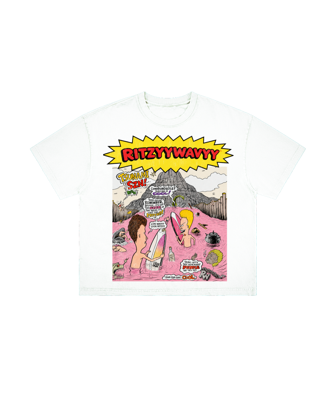 RITZYYWAVYY “BEAVIS AND BUTT-HEAD” TEE