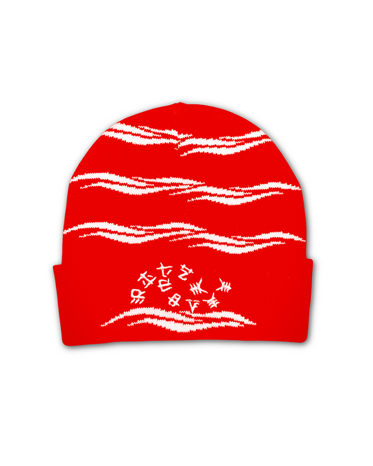 “RED TSUNAMI” BEANIE
