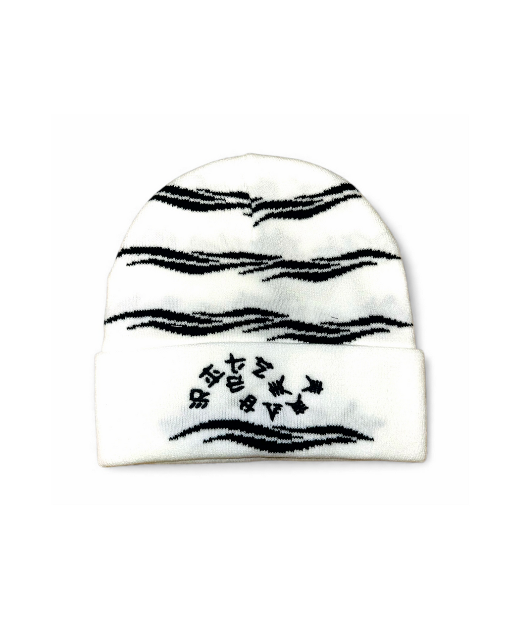 “WHITE TSUNAMI” BEANIE